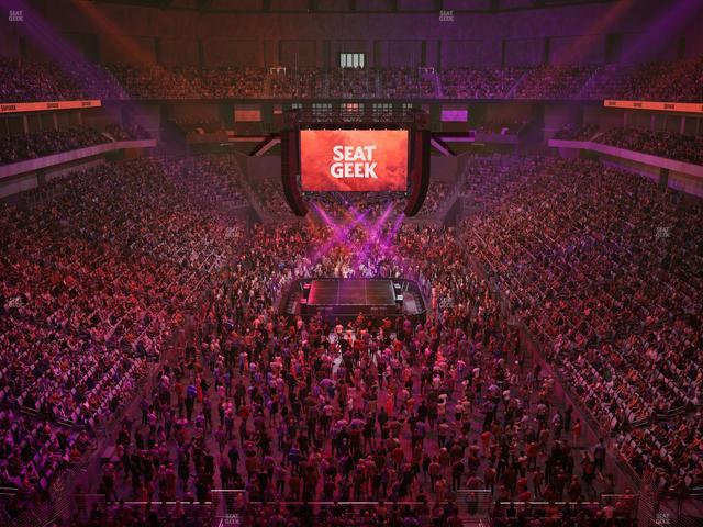 Dickies Arena - Section 215 Seat View