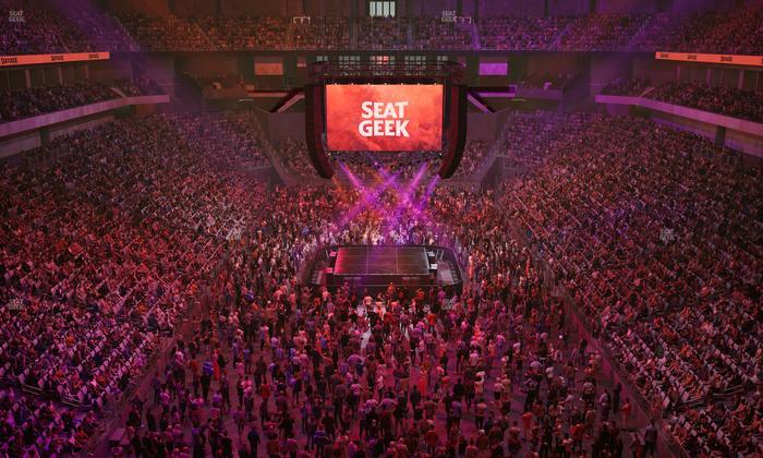 Dickies Arena - Section 215 Seat View
