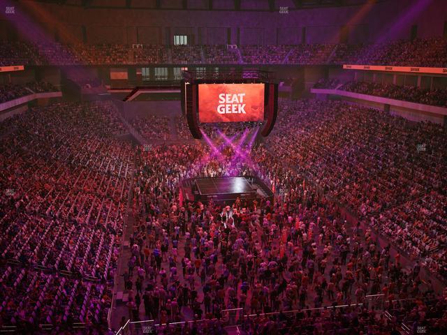 Dickies Arena - Section 216 Seat View
