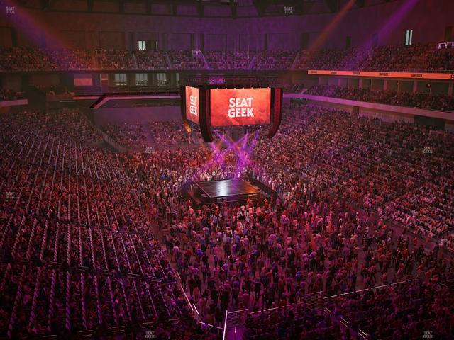 Dickies Arena - Section 217 Seat View