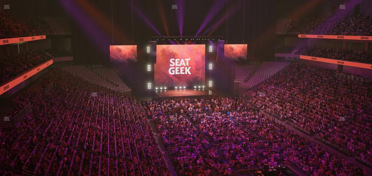 Dickies Arena - Section 217 Seat View