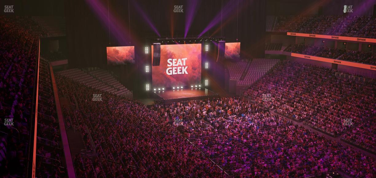 Dickies Arena - Section 218 Seat View