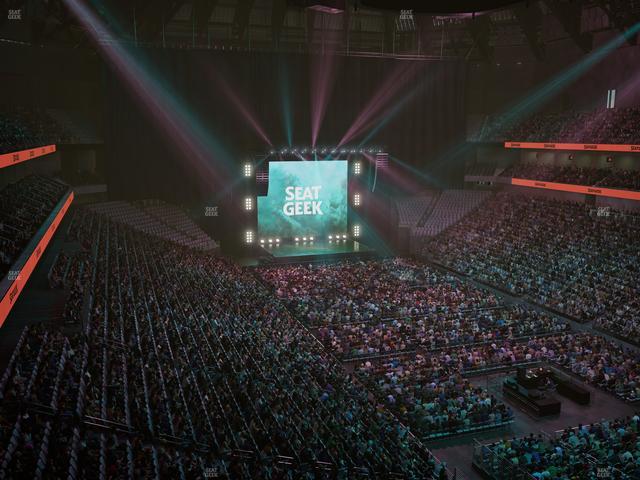 Dickies Arena - Section 218 Seat View