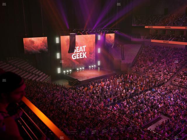 Dickies Arena - Section 222 Seat View