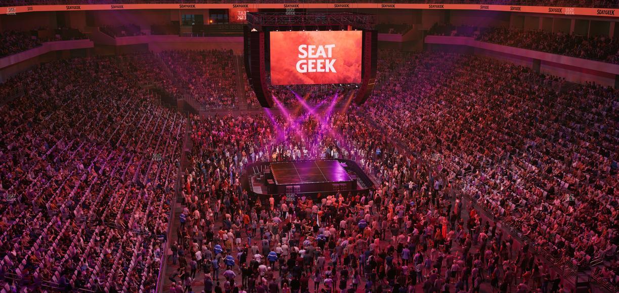 Dickies Arena - Section 232 Seat View