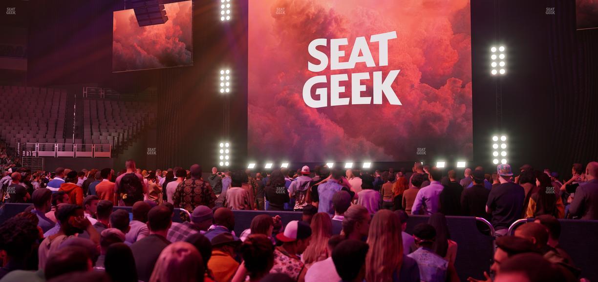 Dickies Arena - Section Floor 1 Seat View