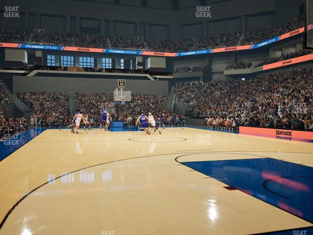 Dickies Arena - Section Floor 3 Seat View