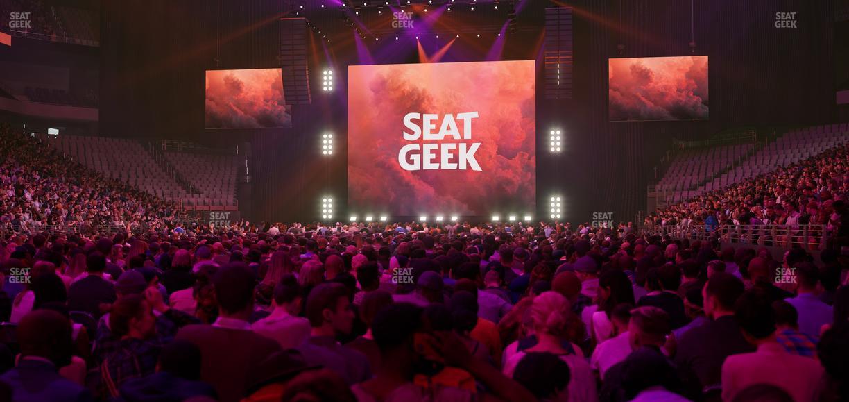 Dickies Arena - Section Floor 4 Seat View