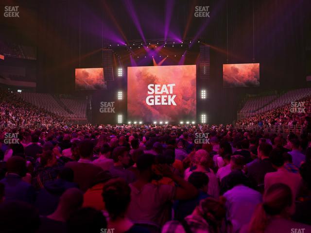 Dickies Arena - Section Floor 4 Seat View Dickies Arena - Section Floor 4 Seat View