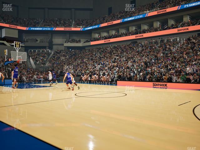 Dickies Arena - Section Floor 4 Seat View