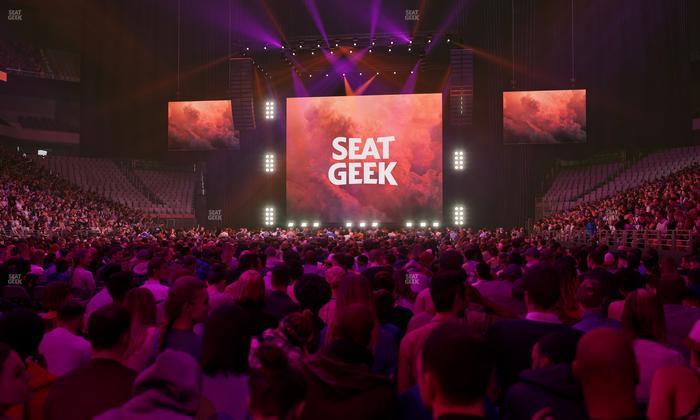 Dickies Arena - Section Floor 4 Seat View