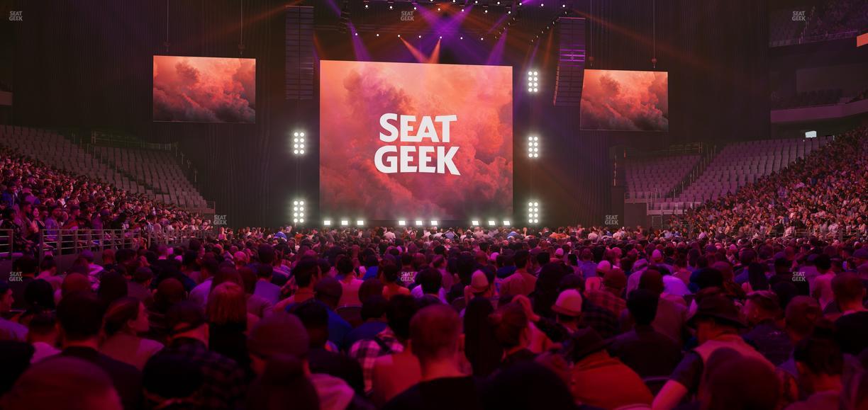 Dickies Arena - Section Floor 5 Seat View