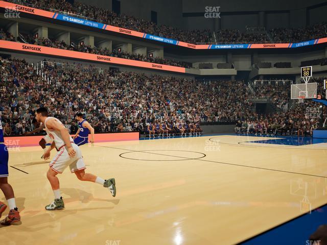 Dickies Arena - Section Floor 5 Seat View