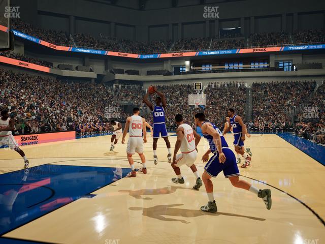 Dickies Arena - Section Floor 6 Seat View