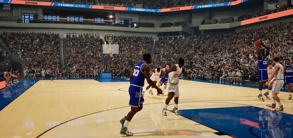 Dickies Arena - Section Floor 7 Seat View