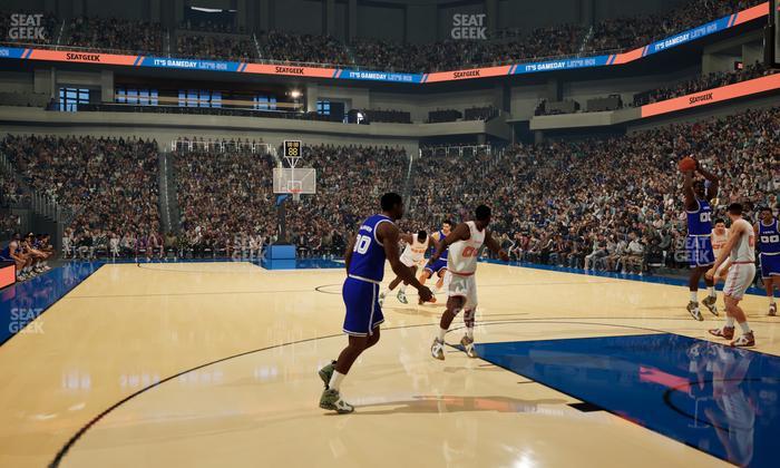 Dickies Arena - Section Floor 7 Seat View