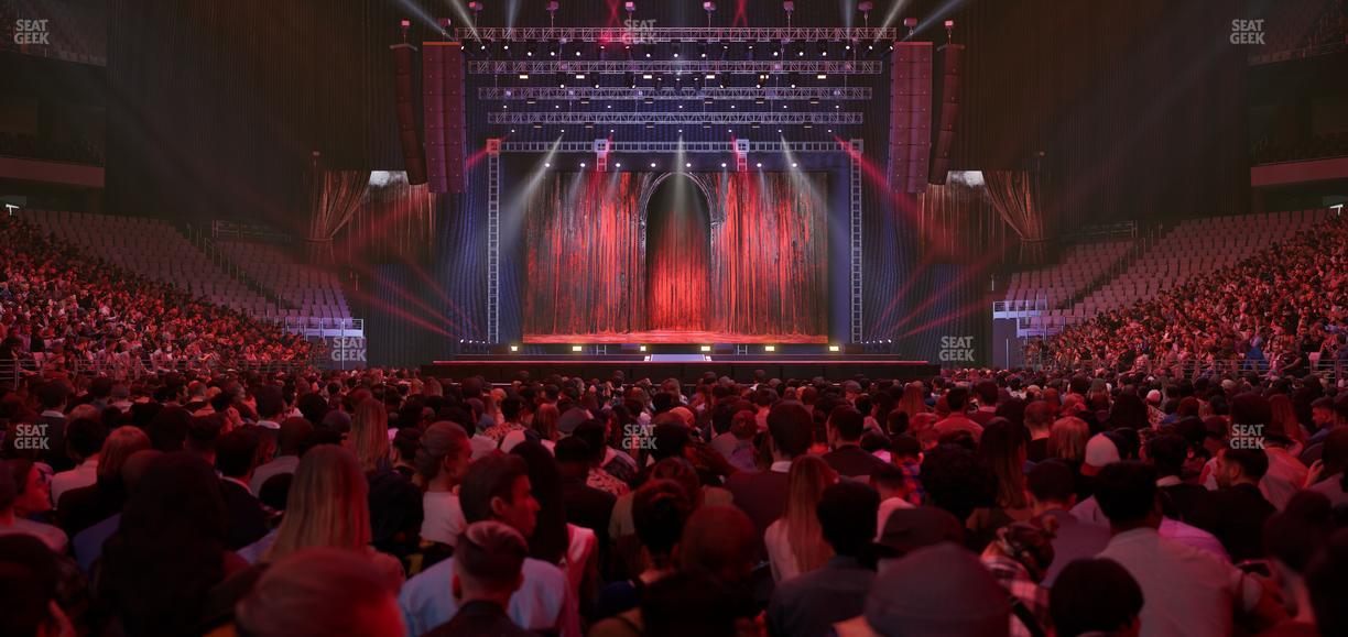 Dickies Arena - Section Floor 8 Seat View