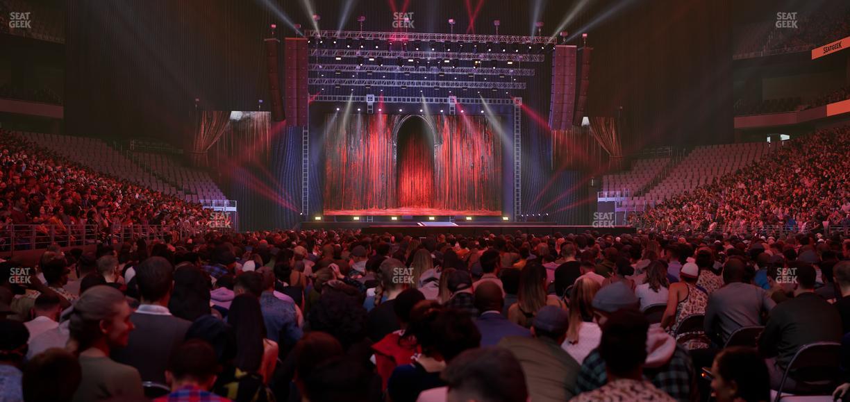 Dickies Arena - Section Floor 9 Seat View