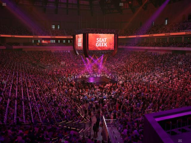Dickies Arena - Section Loge 1 B Seat View