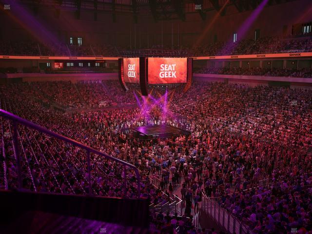 Dickies Arena - Section Loge 1 C Seat View
