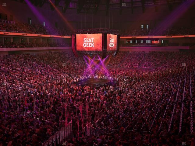 Dickies Arena - Section Loge 10 B Seat View