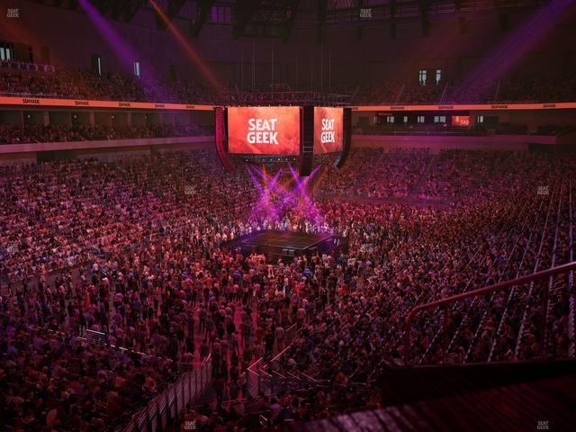 Dickies Arena - Section Loge 10 C Seat View