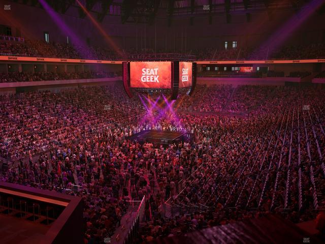 Dickies Arena - Section Loge 10 D Seat View