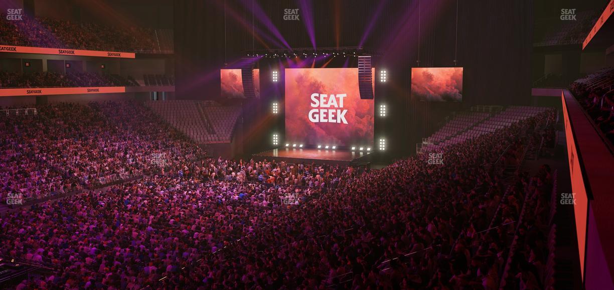 Dickies Arena - Section Loge 3 B Seat View