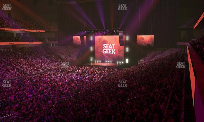 Dickies Arena - Section Loge 3 B Seat View