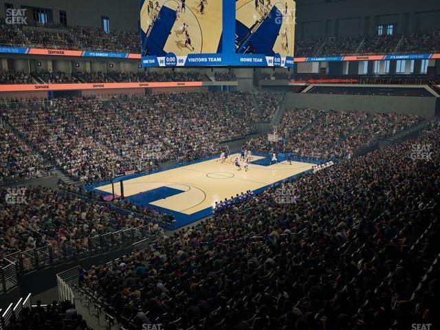 Dickies Arena - Section Loge 3 B Seat View