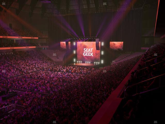 Dickies Arena - Section Loge 3 C Seat View