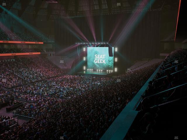 Dickies Arena - Section Loge 3 C Seat View