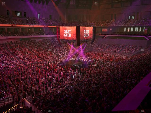 Dickies Arena - Section Loge 3 C Seat View