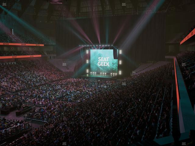 Dickies Arena - Section Loge 3 D Seat View