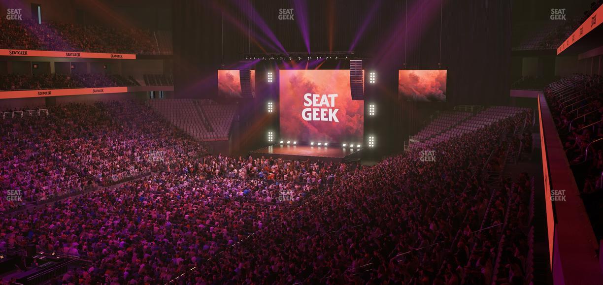 Dickies Arena - Section Loge 3 D Seat View