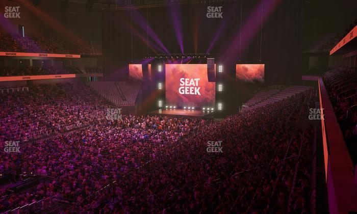 Dickies Arena - Section Loge 3 D Seat View