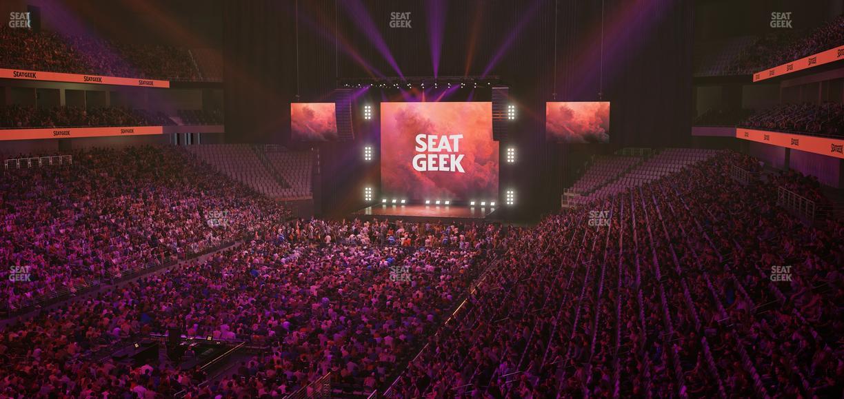 Dickies Arena - Section Loge 4 A Seat View