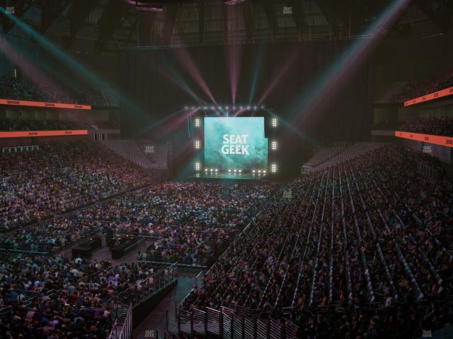 Dickies Arena - Section Loge 4 A Seat View