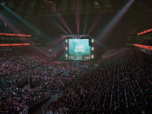 Dickies Arena - Section Loge 4 B Seat View