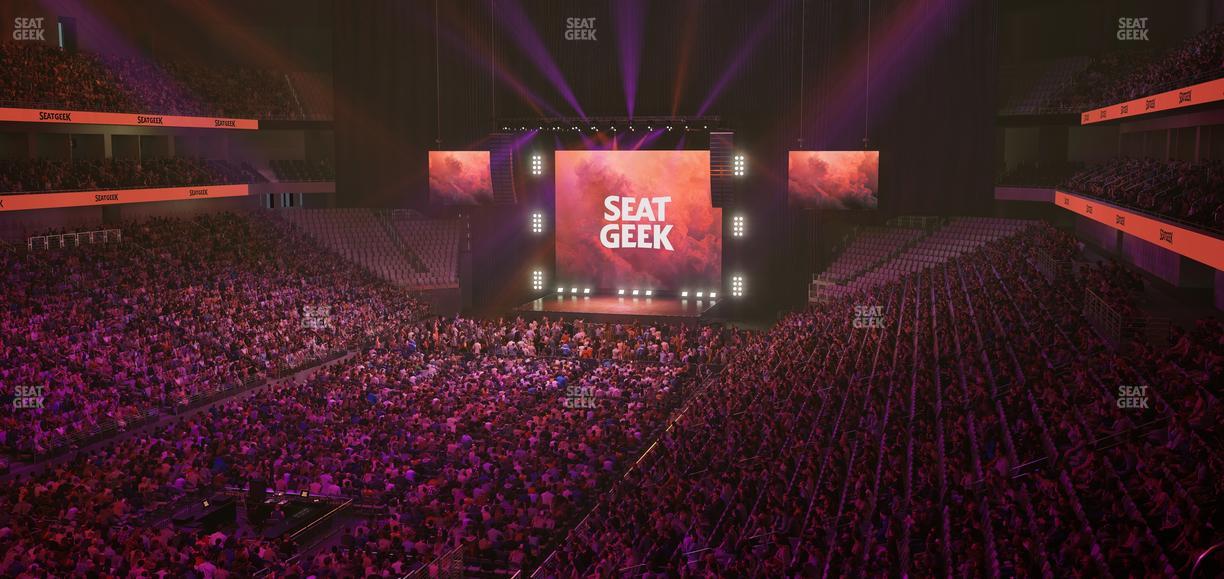 Dickies Arena - Section Loge 4 D Seat View