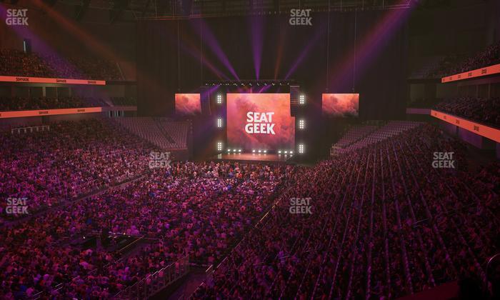 Dickies Arena - Section Loge 4 D Seat View