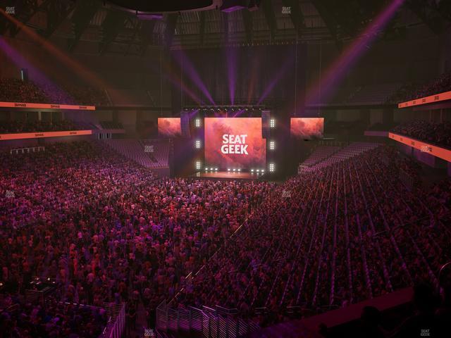 Dickies Arena - Section Loge 4 D Seat View