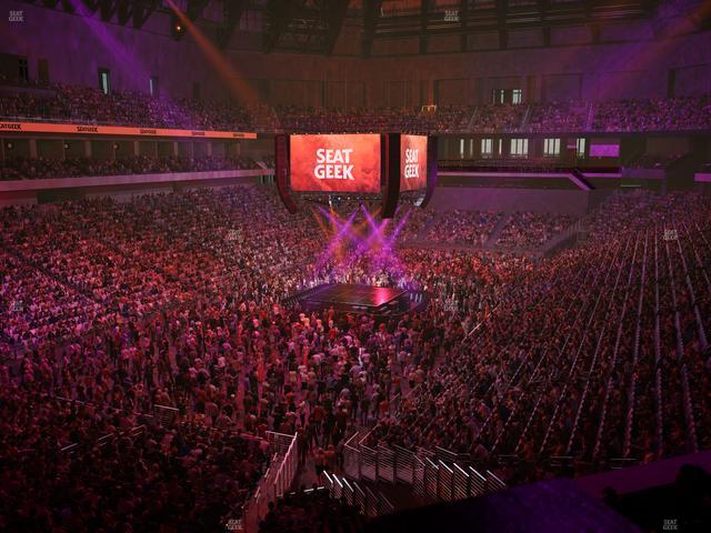 Dickies Arena - Section Loge 4 D Seat View