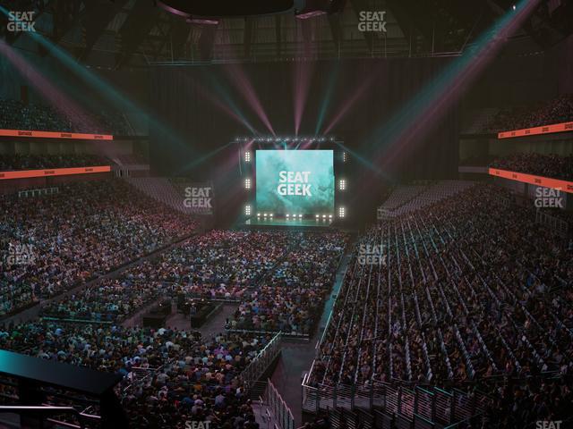 Dickies Arena - Section Loge 5 B Seat View