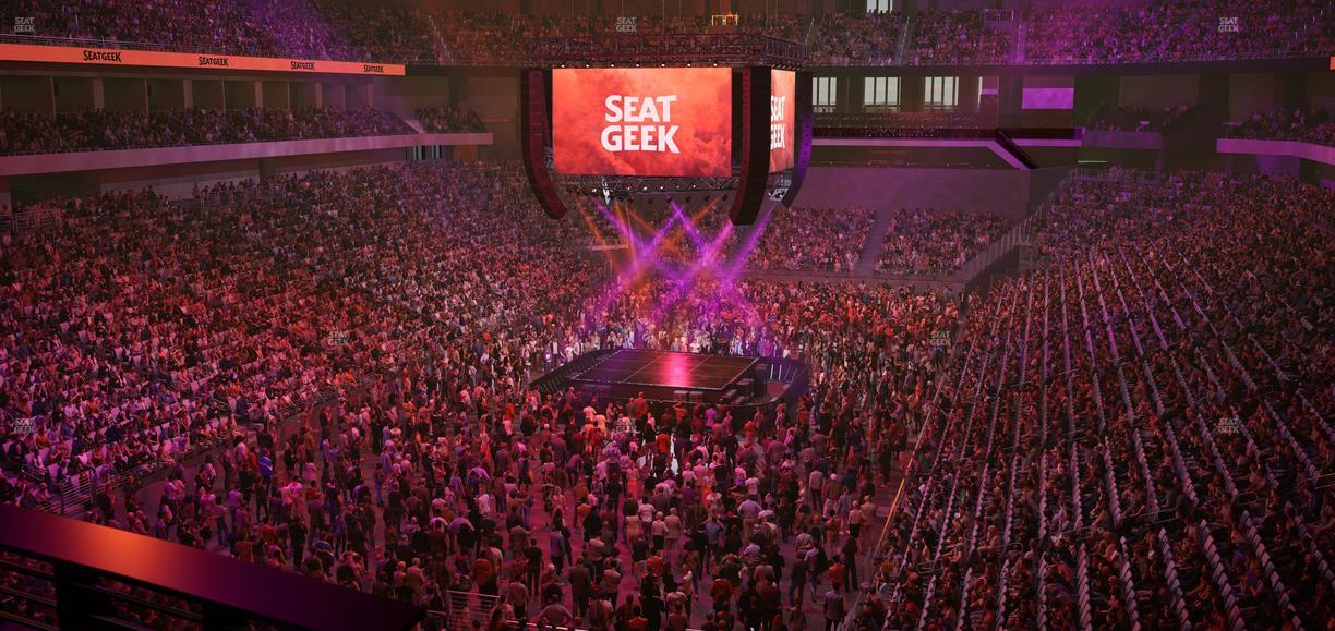 Dickies Arena - Section Loge 5 B Seat View
