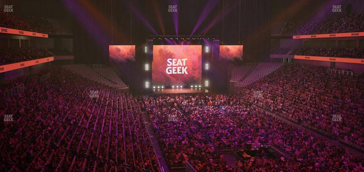 Dickies Arena - Section Loge 6 B Seat View