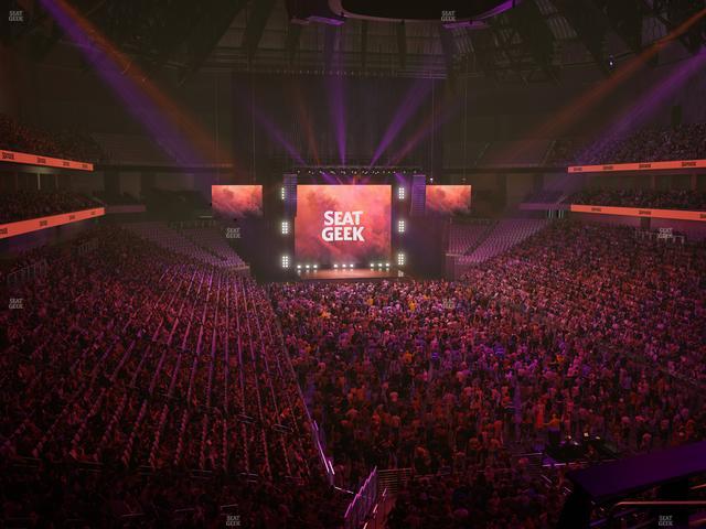 Dickies Arena - Section Loge 6 B Seat View