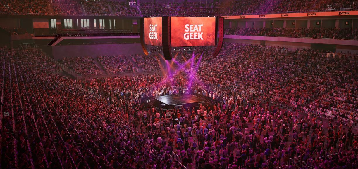 Dickies Arena - Section Loge 7 D Seat View