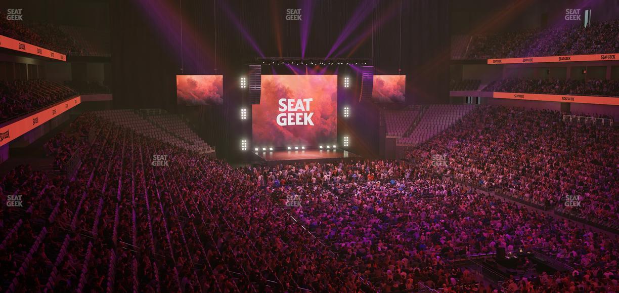 Dickies Arena - Section Loge 7 D Seat View