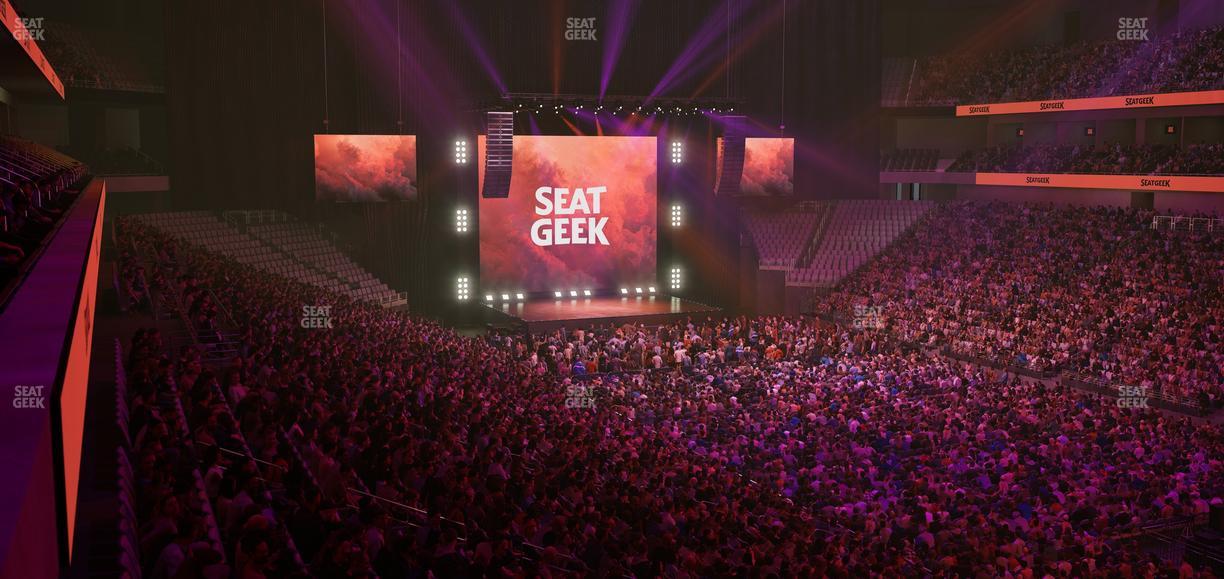 Dickies Arena - Section Loge 8 A Seat View